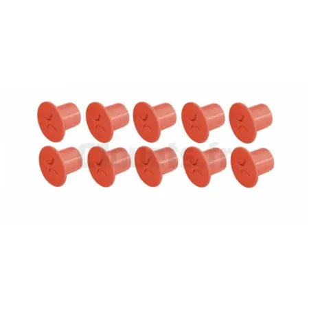 10 vis rouge pale avec filetage interne pour toboggans et maisons Smoby SMOBY
