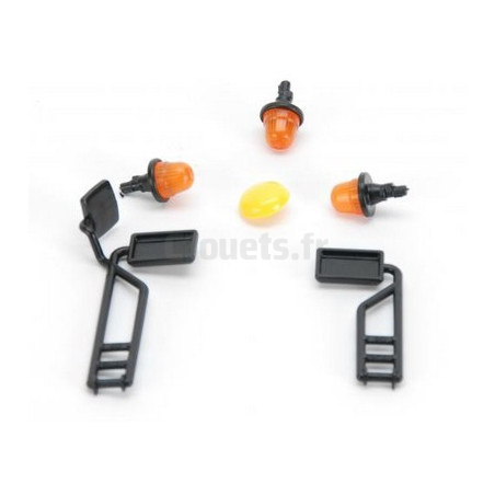 Mirrors and beacons for BRUDER 02132 harvester