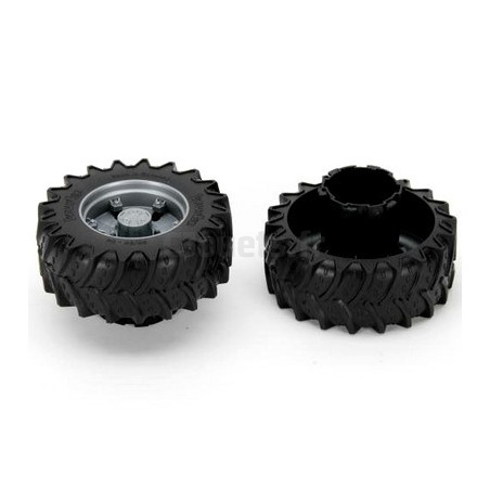 2 Wheels (98 / 38-54) with adapter BRUDER 03030