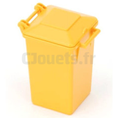 BRUDER yellow trash can 42638