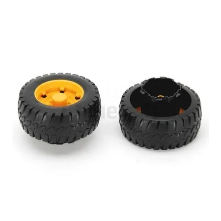 2 roues 85/35-50 avec adaptateur pour niveleuse BRUDER 02436 BRUDER (pièces)