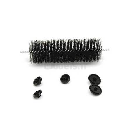 Drive wheels and brushes for BRUDER 02577 sweeper 42583