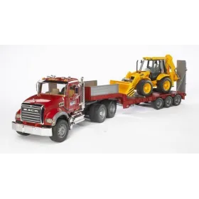 Camión MACK con retroexcavadora BRUDER 02813