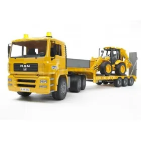 Camion MAN TGA + Tractopelle JCB BRUDER 02776 BRUDER