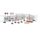 BRUDER 62007 works signage kit BRUDER