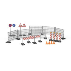 BRUDER 62007 works signage kit BRUDER