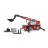 Teleskopkran Manitou MRT 2150 Bruder 02129 + Zubehör 02129