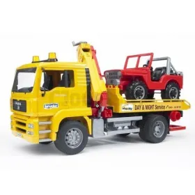 MAN TGA grúa + Jeep BRUDER 02750
