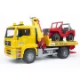 MAN TGA grúa + Jeep BRUDER 02750