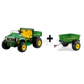 John Deere GATOR HPX 12V Peg-Pérego + Remolque