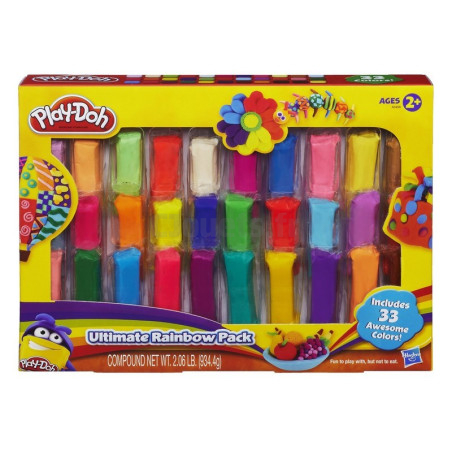 Boite de 33 couleurs Pâte à Modeler Play-Doh A3458E24