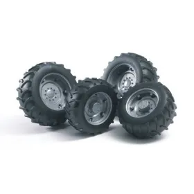 Ruedas gemelas para tractores Bruder Serie 2000