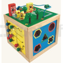 Active wooden cube Bino 84185