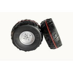 2 Roues arrière avec bande caoutchouc pour Quad Polaris 700 12 Volts / 850 24 Volts SARP9038NGR