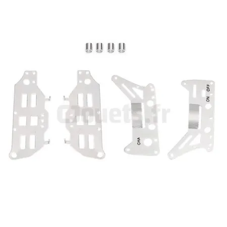 Cadre alu pour hélicoptère Carrera 501003, 501005, 500001, 500002 CARRERA R/C