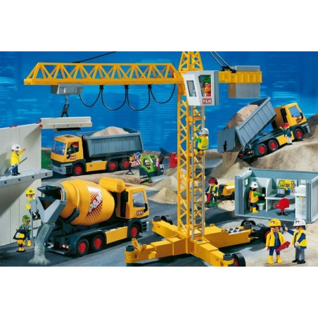 Playmobil Baustellenpuzzle 100 Teile Schmidt 55298