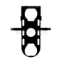 Clip pour hélicoptère Carrera Green Vecto 501008 CARRERA R/C