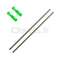 Rear side supports for Carrera Green Chopper 501003 helicopter 370410061