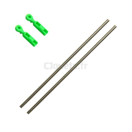 Rear side supports for Carrera Green Chopper 501003 helicopter