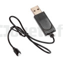 Câble de recharge USB Carrera pour hélicoptère 502001 CARRERA R/C