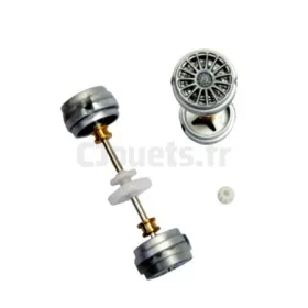 Carrera Digital 132 assen + velgen voor 27237, 27238, 27239, 27292, ...