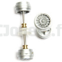 Carrera Digital 132 axles + rims for 27129, 27130, 27131, 27132, 30277, 30278, 30279 CARRERA 132