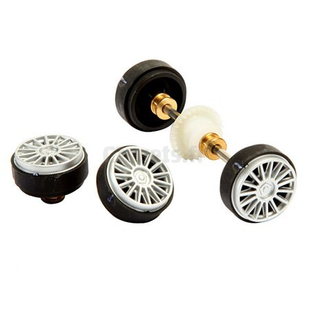 Carrera Digital 132 axles + rims for 30613, 27404