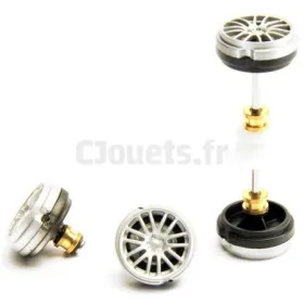 Axes + jantes Carrera Digital 132 pour 27293, 30470, 30471 CARRERA 132
