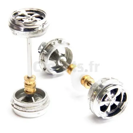 Axes + jantes Carrera Digital 132 pour 27223, 27224, 27225, 30422 CARRERA 132
