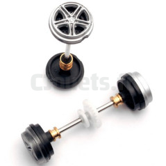 Carrera Digital 132 axles + rims for 27240, 27241, 27286, 27385, 30436, 30464, 30465, 30591, 30644 20089527