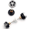 Carrera Digital 132 axles + rims for 27240, 27241, 27286, 27385, 30436, 30464, 30465, 30591, 30644 20089527