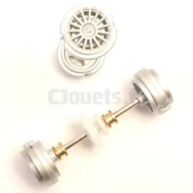 Axes + jantes Carrera Digital 132 pour 27234, 27235, 27236, 27291, 27359, 27360, 30432, 30433, 30468, 30502, 30561, 30562 CAR...
