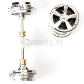 Axes + jantes Carrera Digital 132 pour 27213, 27214, 27302, 30411, 30412 CARRERA 132