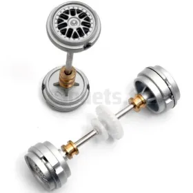 Axes + jantes Carrera Digital 132 pour 27209, 27210, 27260, 27313, 30409, 30410, 30447, 30504, 27401 CARRERA 132