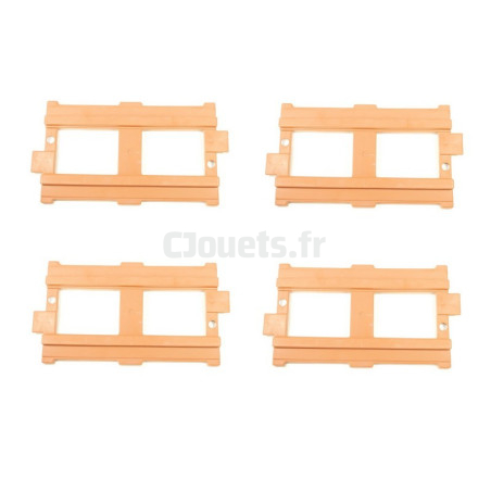 Kit de 4 rails droits CHOO CHOO Peg-Pérego