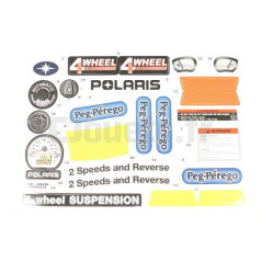 Décors adhésifs Quad Polaris 700 12V Peg-Pérego MMEV0461/2