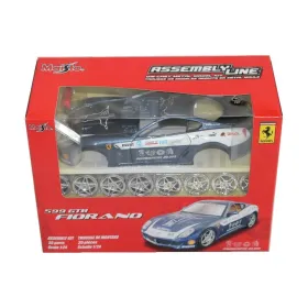 Ferrai 599Gtb Panamerican Tour Blauw 1:24 Maisto 39109