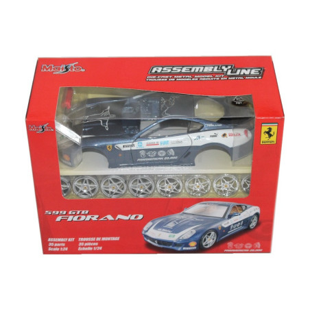 Ferrai 599Gtb Pan American Tour Blau 1:24 Maisto 39109