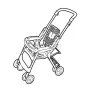 Kinderwagen Aria 2009 zonder hoes Peg-Pérego