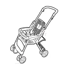 Poussette Aria 2009 sans habillage Peg-Pérego PEG-PEREGO Puériculture