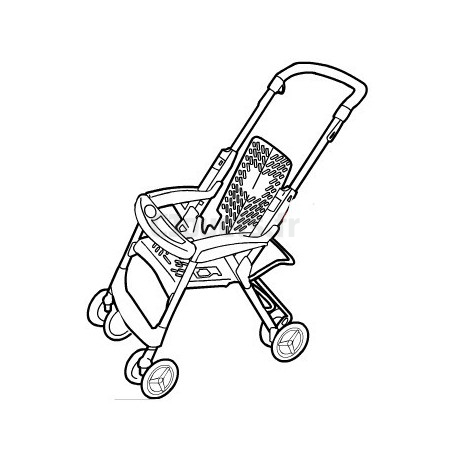 Aria 2009 stroller without Peg-Pérego cover ITARIN00NL65