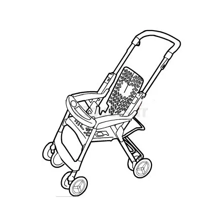 Poussette Aria 2009 sans habillage Peg-Pérego PEG-PEREGO Puériculture