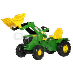 Rollyfarmtrac John Deere 6210 R Pedal Tractor + Front Shovel Rolly Toys 611096 611096