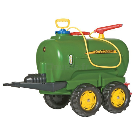 John Deere Tankauflieger 2 Achsen + Pumpe + Sprinkler Rolly Toys 122752
