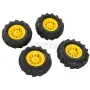4 Roues pneus souples pour tracteurs Rolly Toys 409303 ROLLY-TOYS