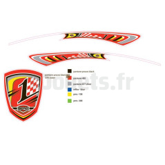 Autocollant spoiler Racing Berg 50.92.47.76 50.92.47.76