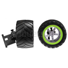 2 Front wheels for Carrera Green Splash Watergun 142019 370990455