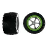 2 Roues arrière pour Carrera Green Splash Watergun 142019 CARRERA R/C