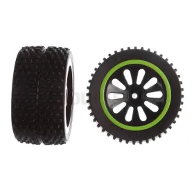 2 Roues Arrière pour Green Lizzard Carrera 202008 CARRERA R/C