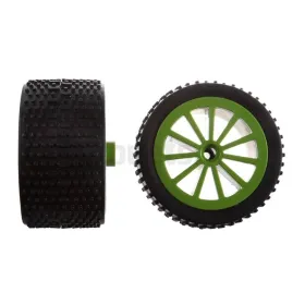 2 Roues Arrière pour Green Dasher Carrera 160111 CARRERA R/C